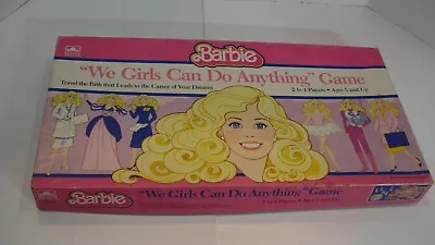 Buy Vintage BARBIE Board Game  We Girls Can Do Anything  1986 • 5.54£