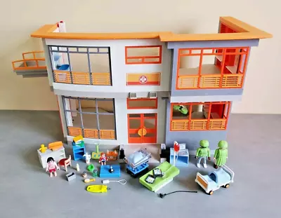 Buy Playmobil 6657 Pediatric Clinic Hospital With Facilities - Bed Care Etc. • 51.24£