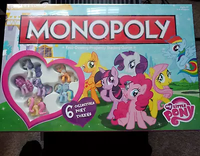 Buy My Little Pony MONOPOLY Board Game - Brand New SEALED - 6 Pony Tokens Equestria • 167.75£