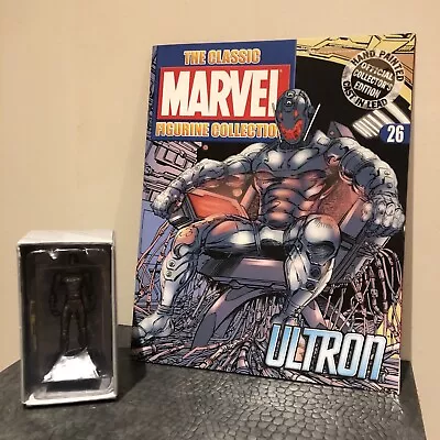 Buy The Classic Marvel Figurine Collection - Ultron & Magazine # 26 Eaglemoss 2006 • 4.95£