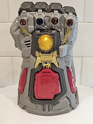 Buy Marvel Hasbro Thanos Silver Infinity Gauntlet Glove Fist Lights & Sounds 2018 • 12.99£