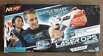 Buy Nerf Laser Ops Pro 2 Gun Pack Hasbro Alphapoint Blasters Lazer Pistol Bluetooth • 9.99£