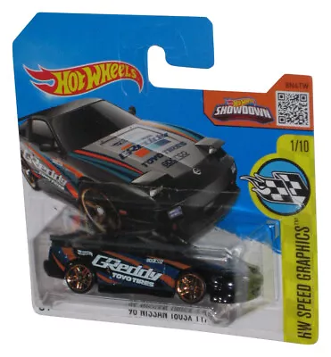 Buy Hot Wheels HW Speed Graphics (2015) Black '96 Nissan 180SX Type X Toy Car 1/10 • 16.61£