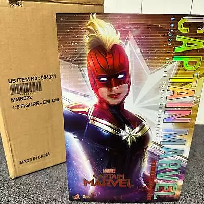 Buy Hot Toys Captain Marvel Deluxe Version 1/6 Scale PRE OWNED • 227.99£