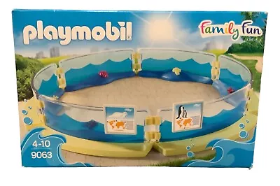 Buy Playmobil 9063 Family Fun Aquarium Kids Toy Playset New Sealed Zoo Add On • 11.21£