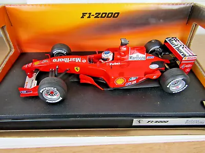 Buy Hot Wheels Racing Ferrari F1-2000 Rubens Barrichello 1:18 Scale MARLBORO  BOXED • 49.95£