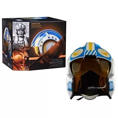 Buy Star Wars The Black Series Carson Teva Premium Electronic Helmet Prop Replica • 104.99£