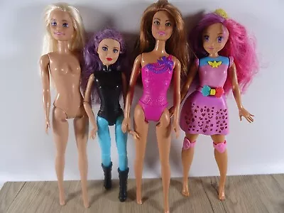 Buy Set Of 4 Rare Barbie Dolls Bundle For OOAK Artists As Pictured (14696) • 20.18£