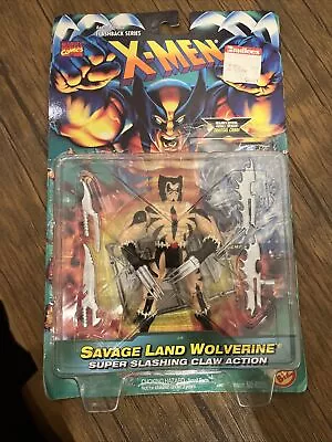 Buy X Men Flashback Series Savage Land Wolverine Marvel Action Figure Toy Biz 1996 • 28.99£