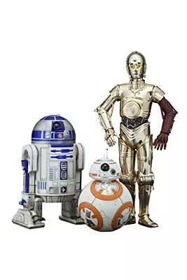 Buy Kotobukiya ARTFX + STAR WARS R2-D2 & C-3PO With BB-8 1/10 Scale Assembly ... • 180.56£