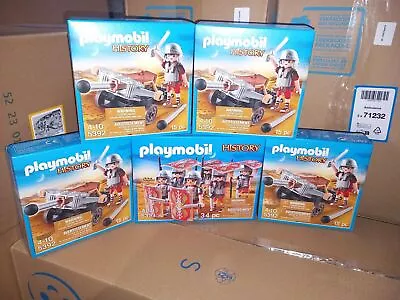 Buy Playmobil 5 Set History Romans 1 X 5393 Troop 4 X 5392 Ballista • 8.50£