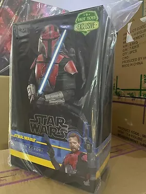 Buy In Stock Hot Toys TMS126 STAR WARS Mandalorian Armor Obi-Wan Kenobi 1/6 Figure • 399.95£