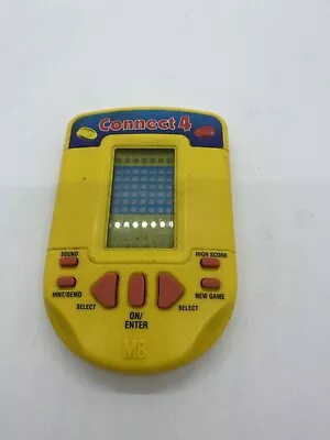 Buy Vintage Hasbro Connect 4 Handheld Electronic Game 1998 MB Battery Powered • 10.99£