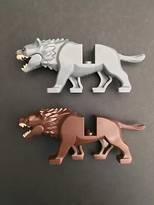 Buy Lego Hobbit - Brown And Grey Wargs X2 • 45£