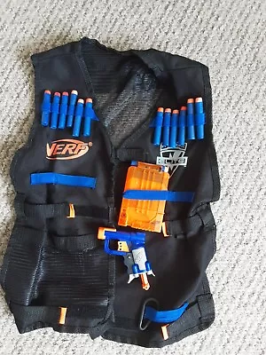 Buy Nerf Tactical Vest And Gun • 3.99£