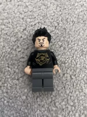 Buy LEGO Minifigure Super Heroes - Tony Stark Black Shirt - Great Condition - SH747 • 6.95£