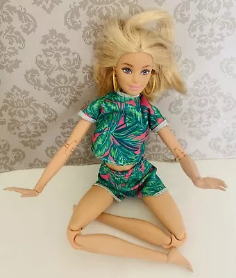 Buy Made To Move Fully Articulated Poseable Barbie Doll Blonde With Clothes B1 • 15.99£