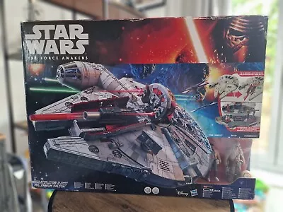 Buy Hasbro Star Wars The Force Awakens Battle Action Millenium Falcon Ex Condition • 40£