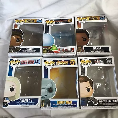 Buy 6 X Marvel Funko Pop Boxes & Most Have Inserts Only Bundle Joblot • 2.99£
