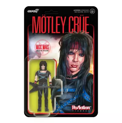 Buy Motley Crue W1  Mick Mars Shout At The Devil  3.75  Super7 ReAction Figure • 17.99£