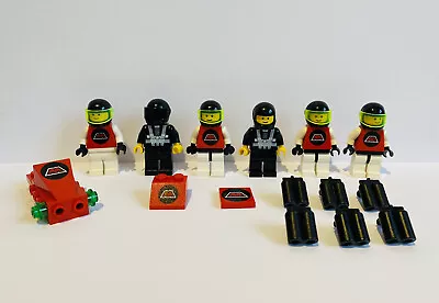 Buy Lego Mtron Blacktron Ii Minifigures Vintage Space Printed Tiles Lot # • 26.63£