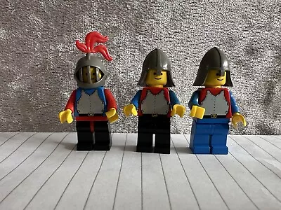 Buy Lego Royal Knights Castle Minifigures 3847 6090 6046 1752  X 3 Vintage • 12£