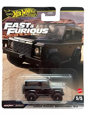 Buy Hot Wheels Premium Fast And Furious LAND ROVER DEFENDER 90 • 13.99£