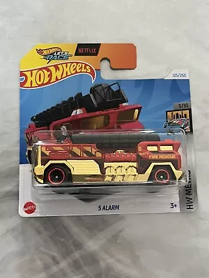 Buy New HOT WHEELS 2024 Fire Engine 5 ALARM - NETFLIX Let's Race Combined Postage  • 4.50£