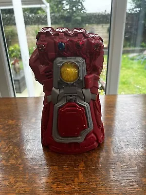 Buy Marvel Avengers Endgame Red Infinity Gauntlet Electronic Fist Light Up Sound Red • 5.99£