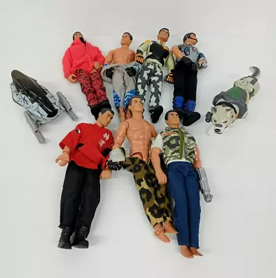 Buy X9 Vintage 1990s Hasbro Action Man Action Figures & Accessories - M7 • 2.99£