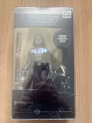 Buy Hasbro Star Wars The Black Series 40th Anniversary Carbonised Darth Vader Action • 28£