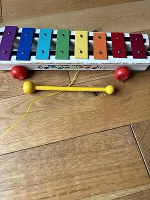 Buy Vintage (1964 - 1978) Fisher - Price Pull Along Xylophone • 5£