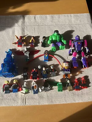 Buy Lego Marvel Mini Figures. Iron Spider, Hulk, Dr Strange, Sentinel, Thor, Modok • 100£