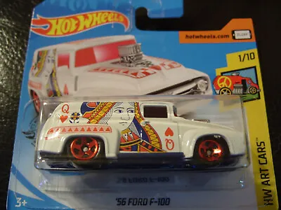 Buy Hot Wheels New Sealed Model 2019 - 56 FORD F-100 1/10 HW ART CARS 187/250 • 10£