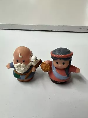 Buy Fisher Price Little People Mr & Mrs Noah Figures (From Vintage Ark Set) • 8£