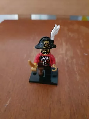 Buy Lego Minifigures Series 8 - Pirate Captain COL127 • 8.75£