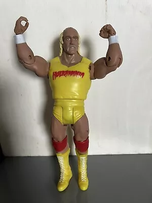 Buy WWE Basic Mattel Figure Hulk Hogan Wrestlemania WWF Hasbro Era VGC • 7£