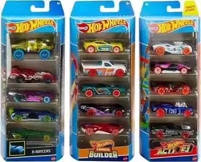 Buy Hot Wheels 5 Vehicle-Car Pack - X-Raycers-Action-Track Builder • 8.99£