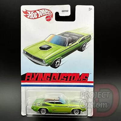 Buy Hot Wheels 70 Plymouth Barracuda Green Flying Customs Series 2023 B • 3.99£