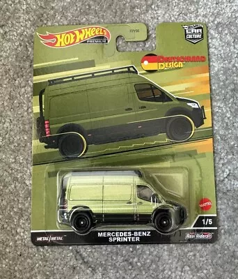 Buy Hot Wheels Mercedes-Benz Sprinter 1/5 Car Culture Deutschland Design BNIB RARE • 12.95£