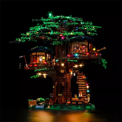 Buy LocoLee LED Light Kit For Lego 21318 Ideas Tree House Model Decor Lighting Set  • 74.99£