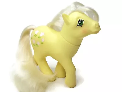 Buy Vintage My Little Pony G1 Posy Flowers Yellow Horse Hasbro 1984 Hong Kong Used • 14.99£