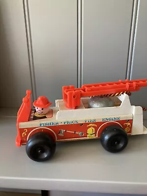 Buy Fisher Price Vintage Fire Engine Toy • 9.99£