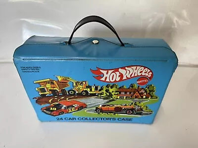 Buy Vintage Hot Wheels 24 Car Carry Case W/20 Cars Mattel Very Nice! • 69.89£