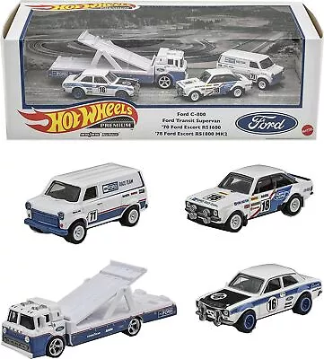 Buy Hot Wheels Premium Collector Set Assorted -Ford Race Team [3 Years Old ~] 9 • 52.04£