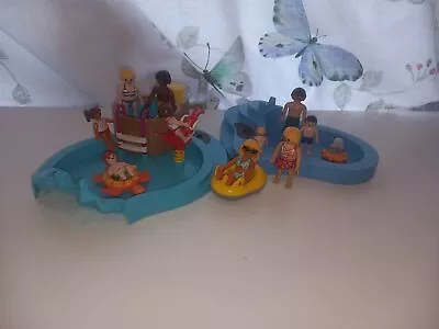 Buy Playmobil Summer Fun Custom Set Hot Tub & Paddling Pool Used / Clearance • 13.95£