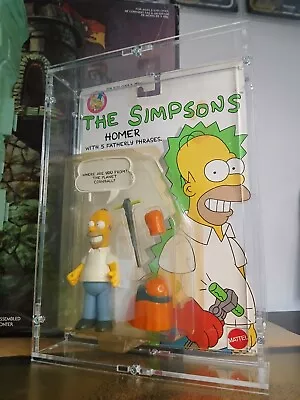 Buy 2x Simpsons G1 Vintage Figures Homer + Nelson Mattel 1990 NEW ORIGINAL PACKAGING MOC Mattel • 100.15£