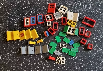 Buy LEGO Doors, Frames, Windows, Gates, Panes & Shutters Bundle Joblot Some Vintage • 4.99£