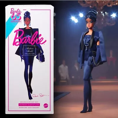 Buy Mattel Barbie Silkstone Sapphire Anniversary BFMC 2014 NRFB #HRM60 PREALE • 155.96£