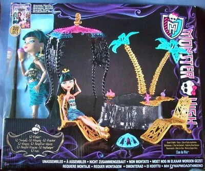 Buy Monster High 13 Wishes Oasis Box Set With Cleo De Nile Doll New • 106.22£